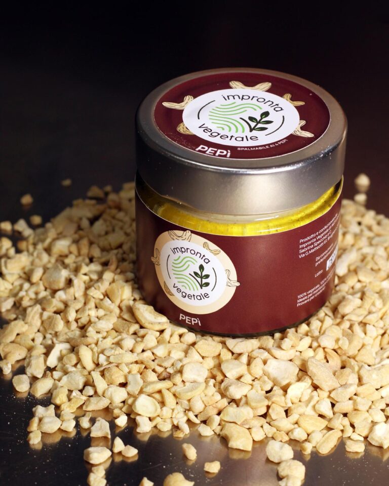 pepì - alternativa formaggio spalmabile vegetale a base di anacardi